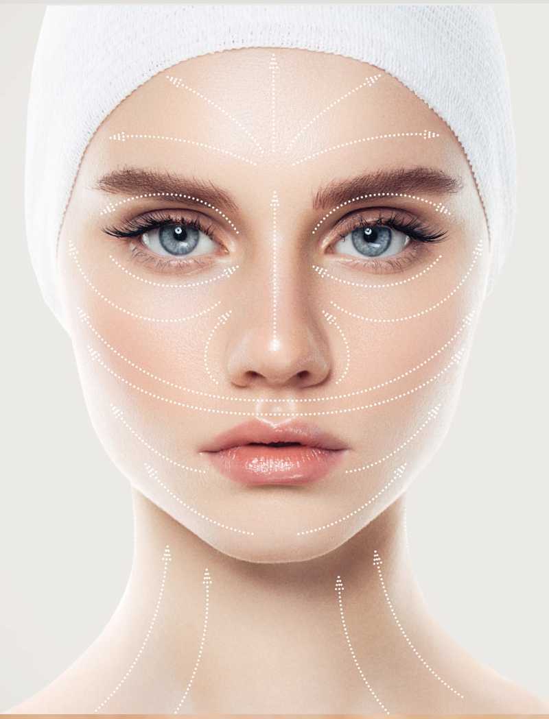 massaggio face Lift di Olivia Cooper per la redifinizione dell'ovale